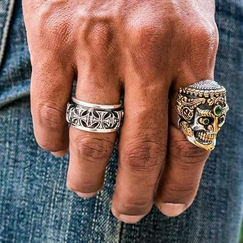 COOTIE Tibetan Monk Skull Ring 18号 Tibetan Monk Skull | Zocalo zocalo for chivetan monk | ring
