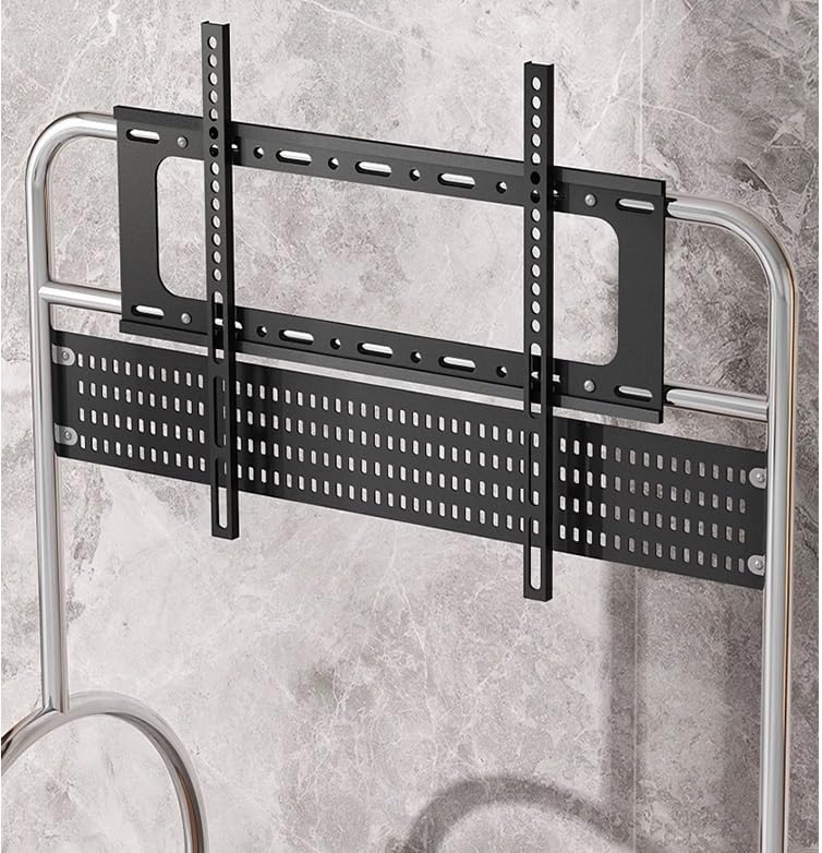 Soporte de TV universal con ruedas y estante ajustable miniatura 3