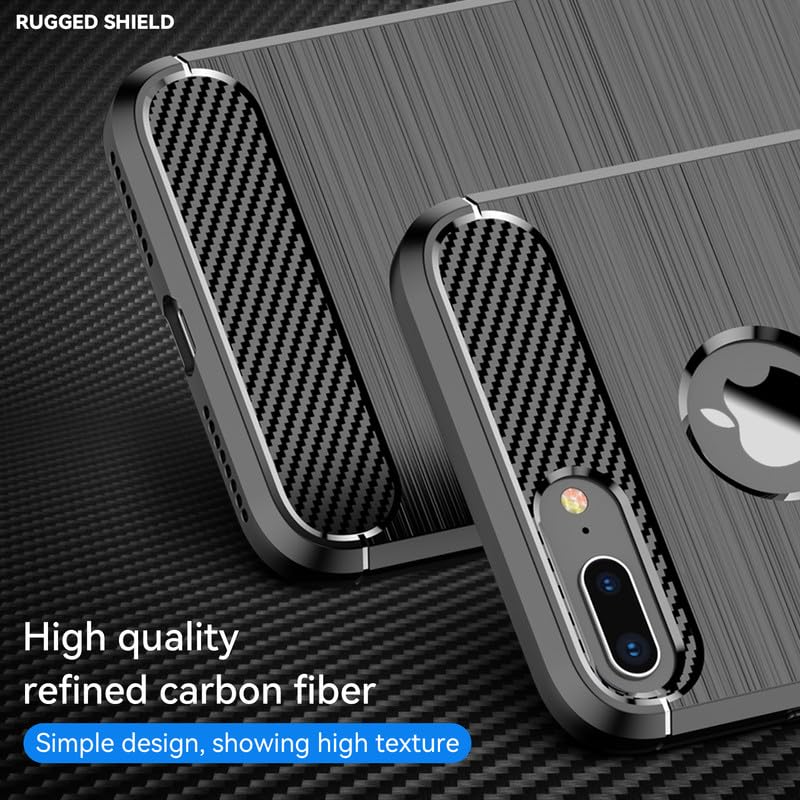 Image of Basic Case for iPhone 7 Plus, 8 Plus (Carbon Fibre Black)