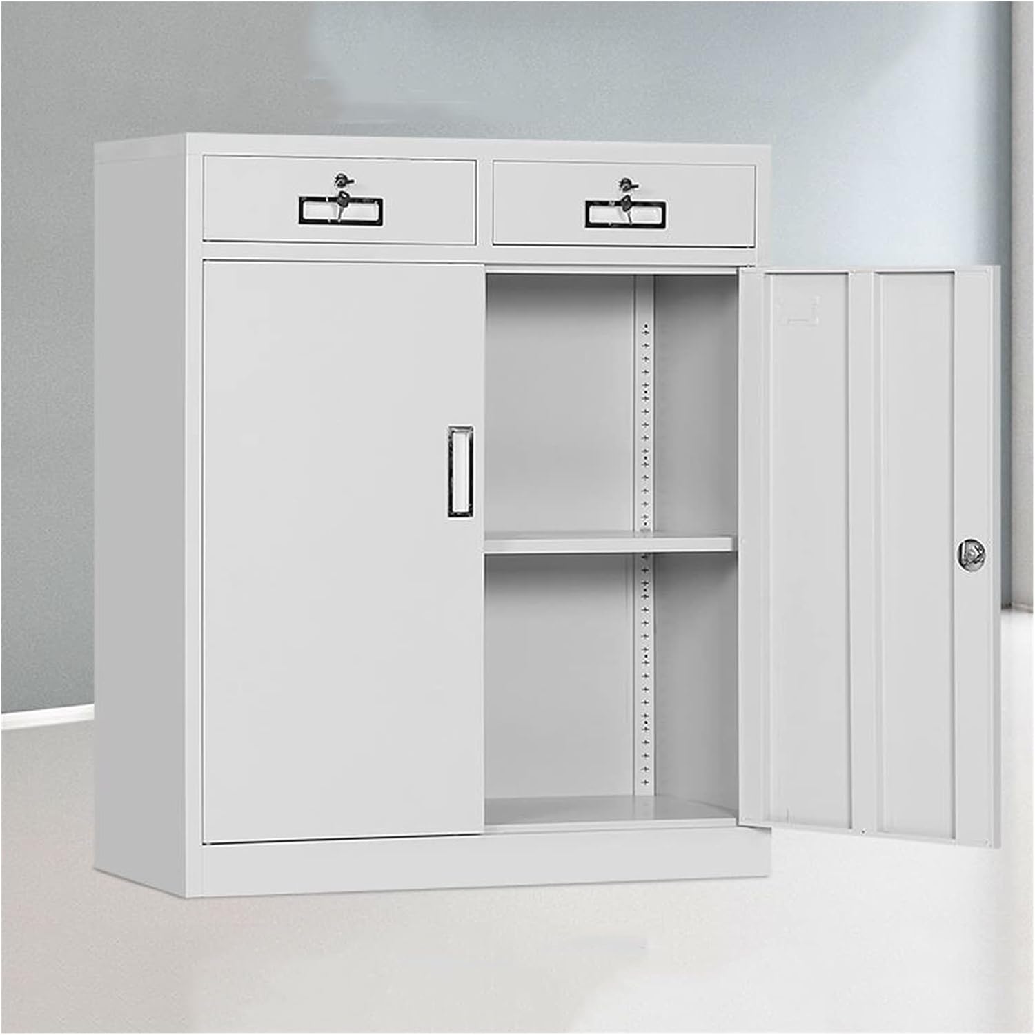 File Cabinet with Lock Steel Office Metal Cabinet Filing Cabinet Office Storage Cabinets Large Capacity Storage 5 Styles Filing Cabinet (Size : 4) ()