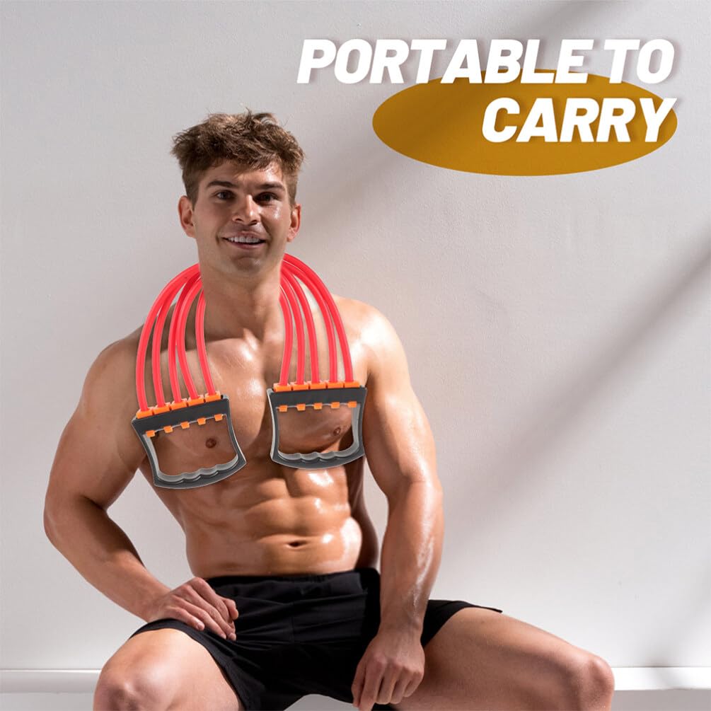 Fascia Elastica da Fitness 2 Pezzi in Tpe, Allenamento Muscolare | Struttura Stabile e Portatile, per Lavoro e Movimento, Accessorio Multiuso per Esercizi di Resistenza