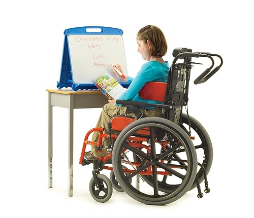 Miniatura 8 de Copernicus Caballete de mesa para niños, caballete de arte portátil incluye 2 pizarras magnéticas de borrado en seco, tabla de bolsillo, 3