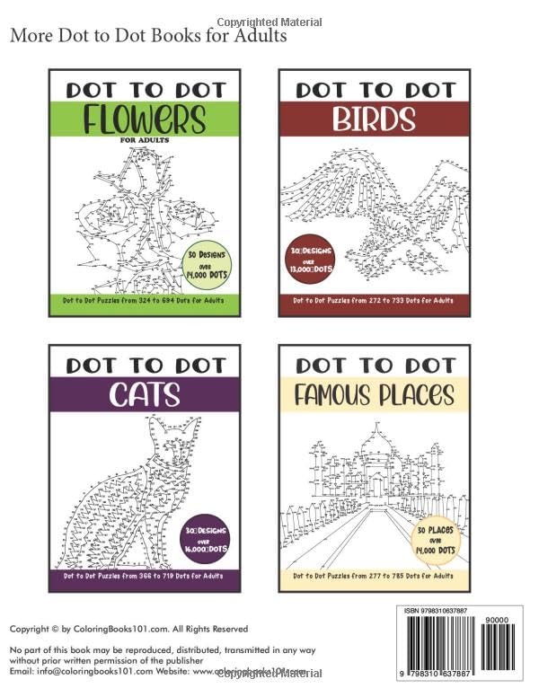 Dot to Dot Village Scenes for Adults: Village Scenes Connect the Dots Book for Adults (Over 27000 dots) (Dot to Dot Books for Adults) - Image 2