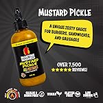 Maritime Madness, Mustard Pickle Hot Sauce, Made in Canada, 275ml Squeeze Bottle, Vegan, Gluten Free, Dairy Free, Soy Free, Onion/Garlic Free, Keto Friendly