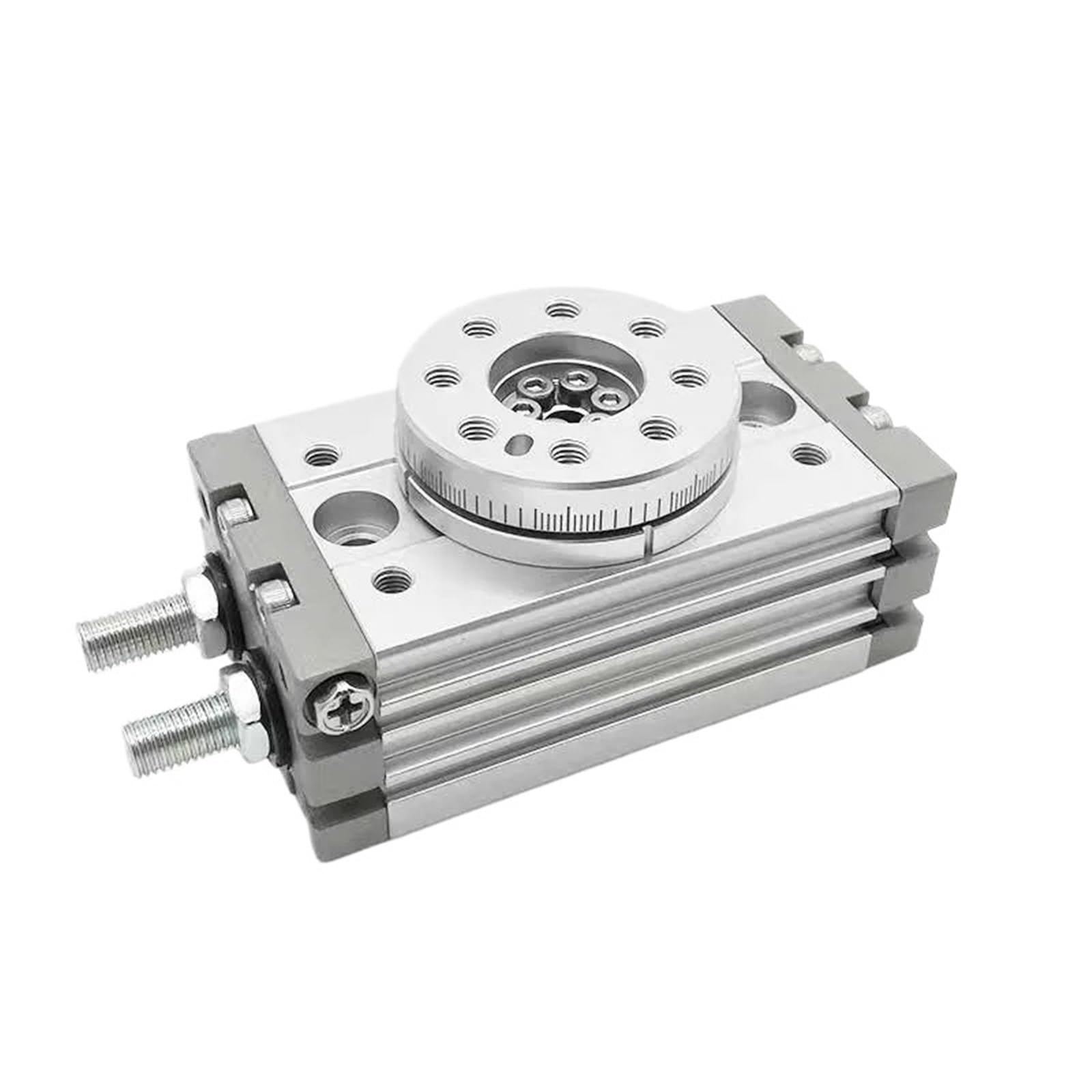 Vérin rotatif pneumatique MSQB10A avec angle de rotation réglable de 0 à 190°