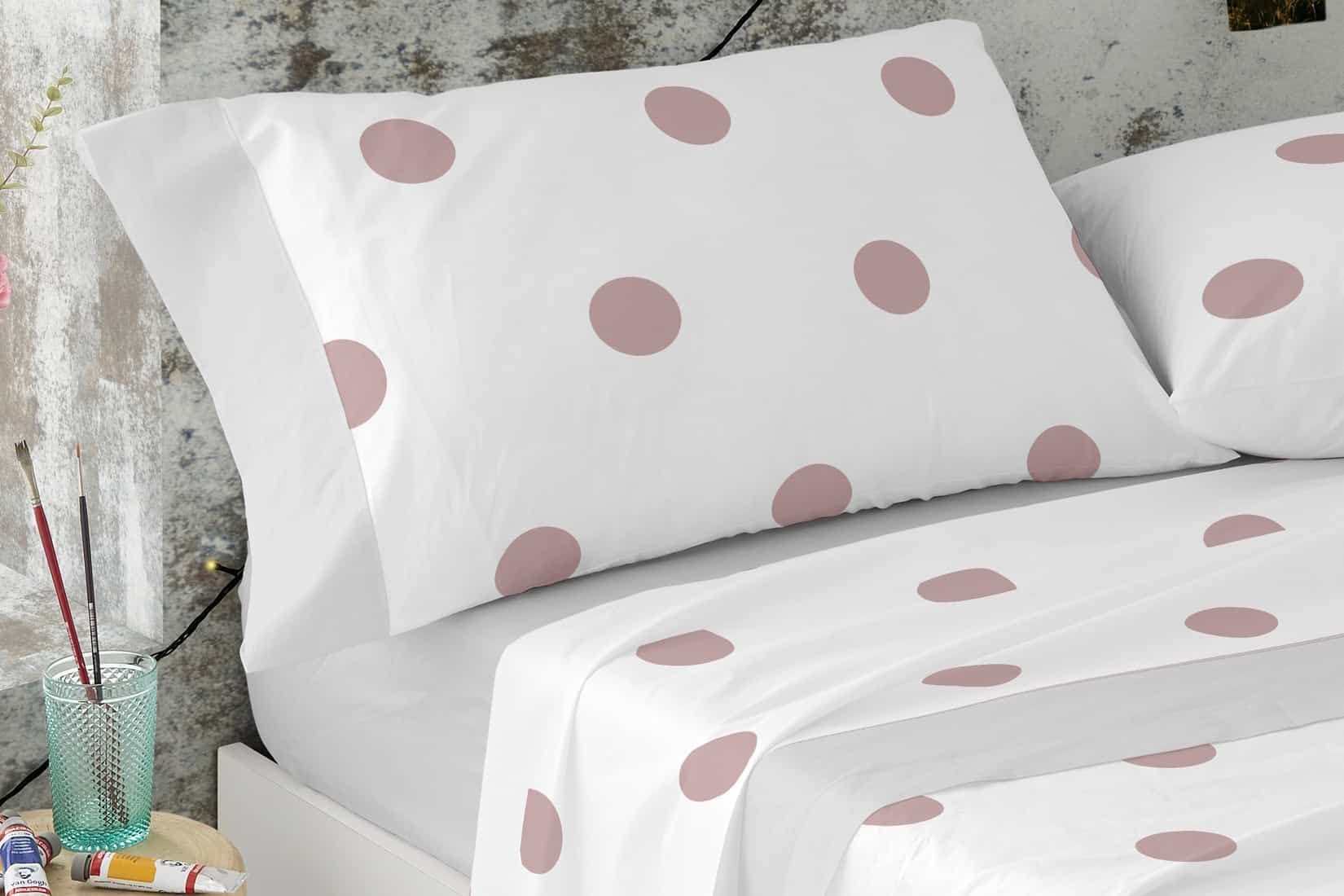 Burrito Blanco Juego de Sábanas 129 Juvenil y Moderno | para Cama de 200 cm | Juego de Sábana, Funda de Alhomada y Bajera Ajustable | Color Gris