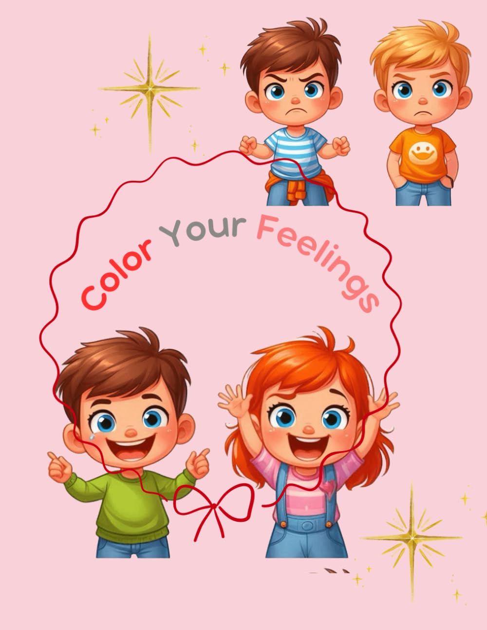 Color Your Feelings: Feelings coloring book - Color your mood