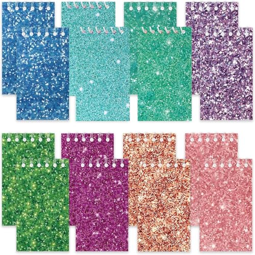 Mini carnet Flash pour anniversaire enfant : lot de 24 petits calepins colorés de 25 pages