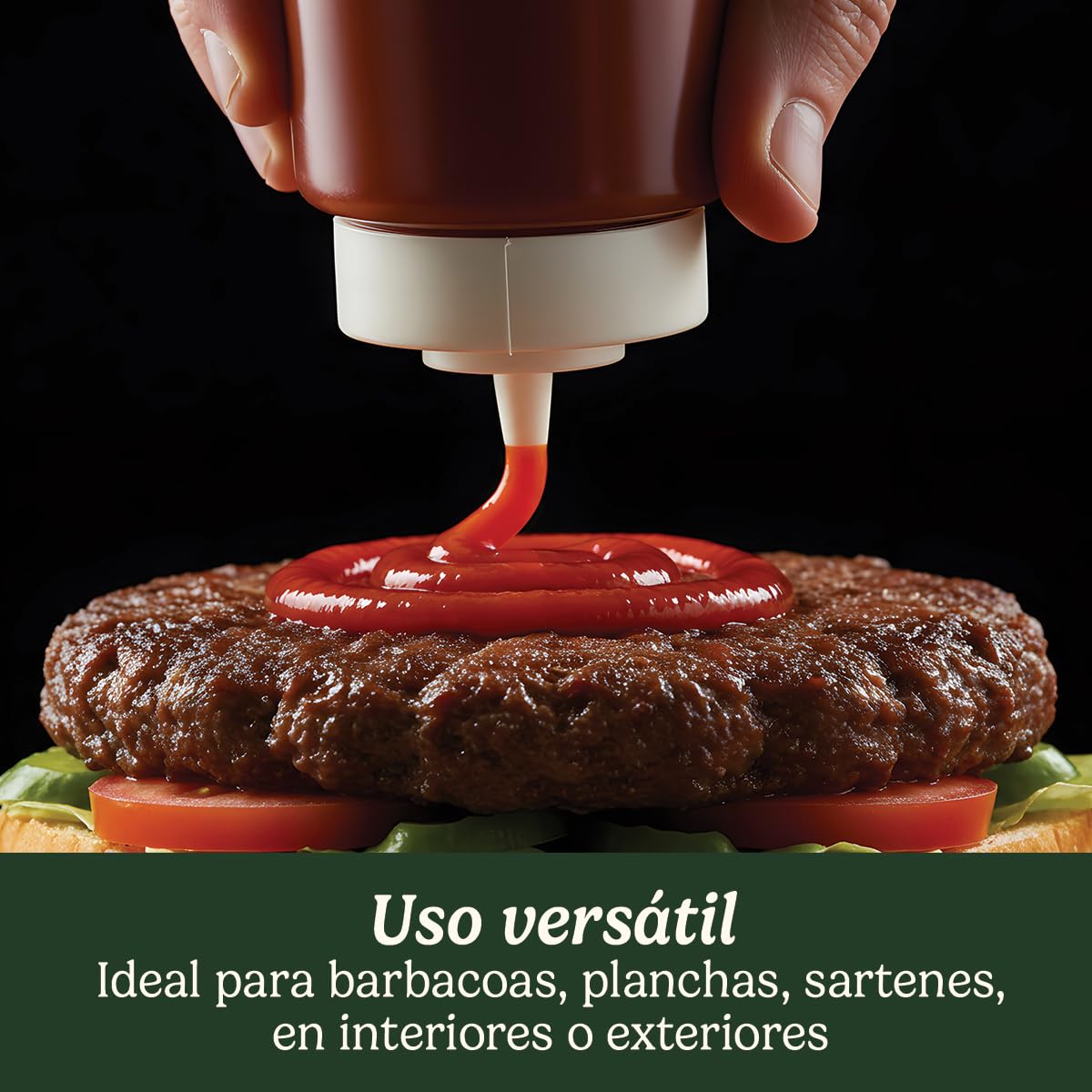 Cuisinart Prensa de hamburguesas de hierro fundido, resistente con mango resistente al calor, prensa de parrilla de 17 cm para hamburguesas, carne, sándwiches