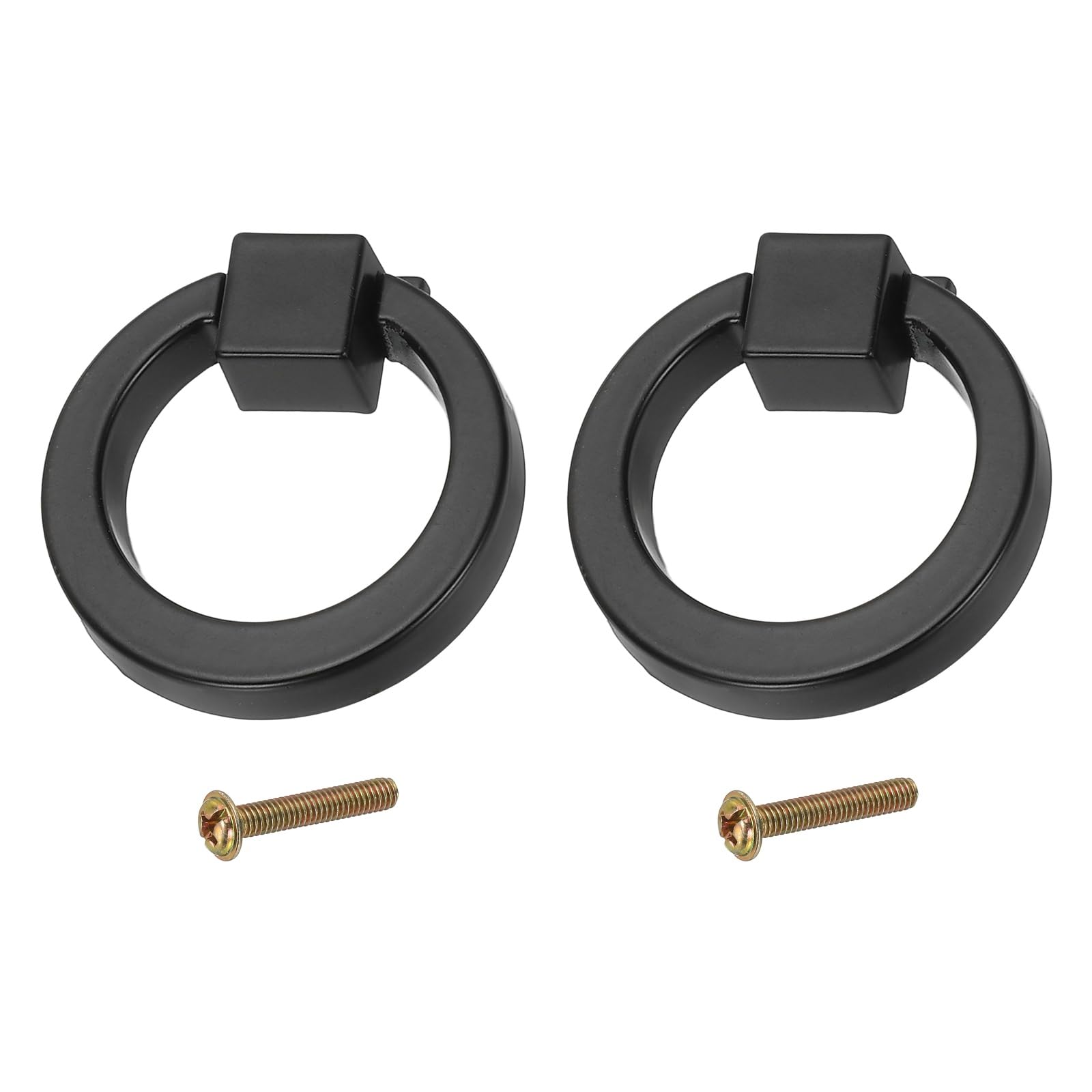 PATIKIL 2Pack Drawer Ring Pull Handles