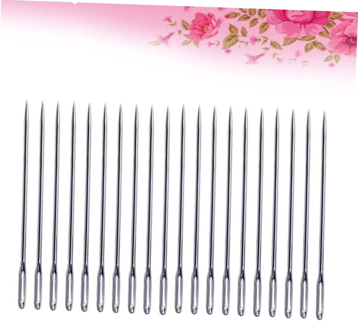 CORHAD Long Sewing Needles Large Eye 100pcs Yarn Needles Set for Craft Crochet Knit Darning
