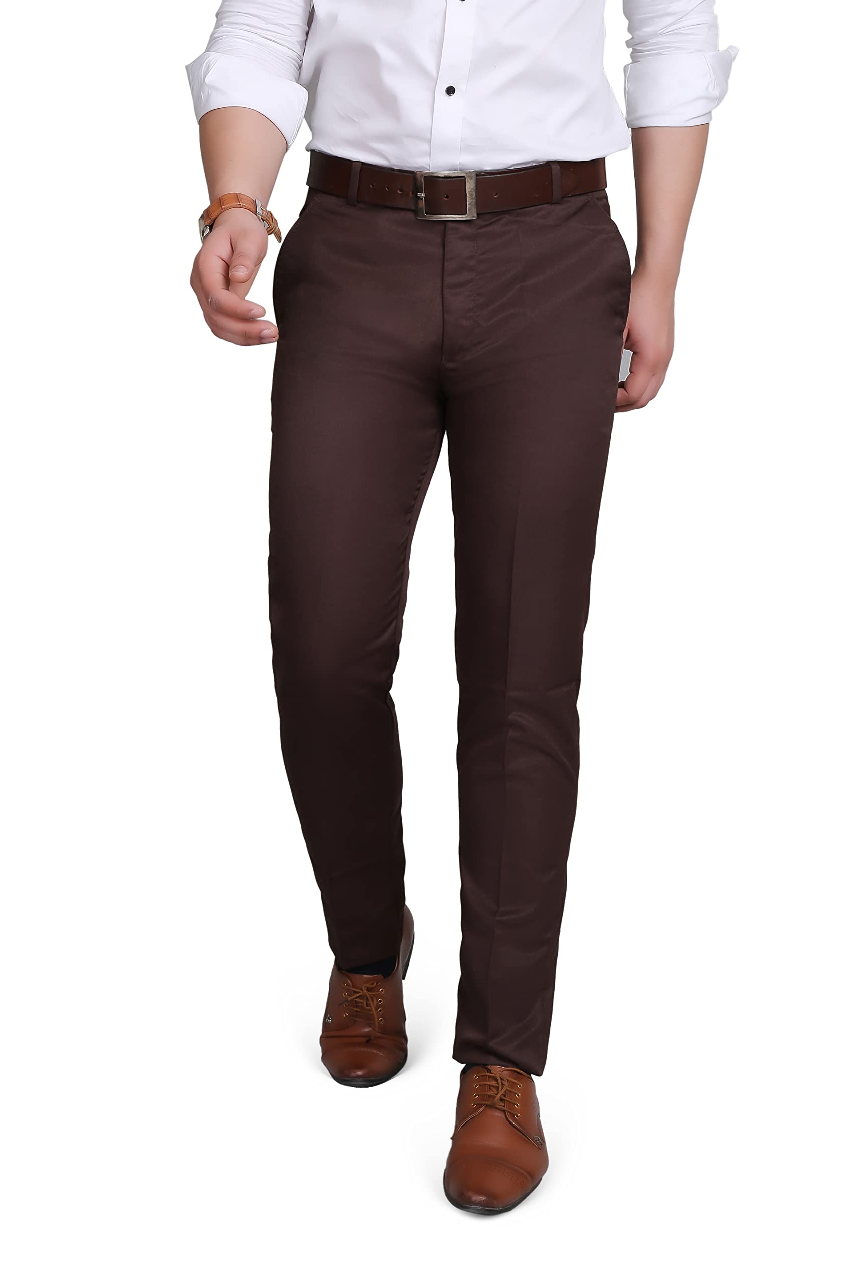 annoy Men Regular Fit Formal Trousers-picture-51