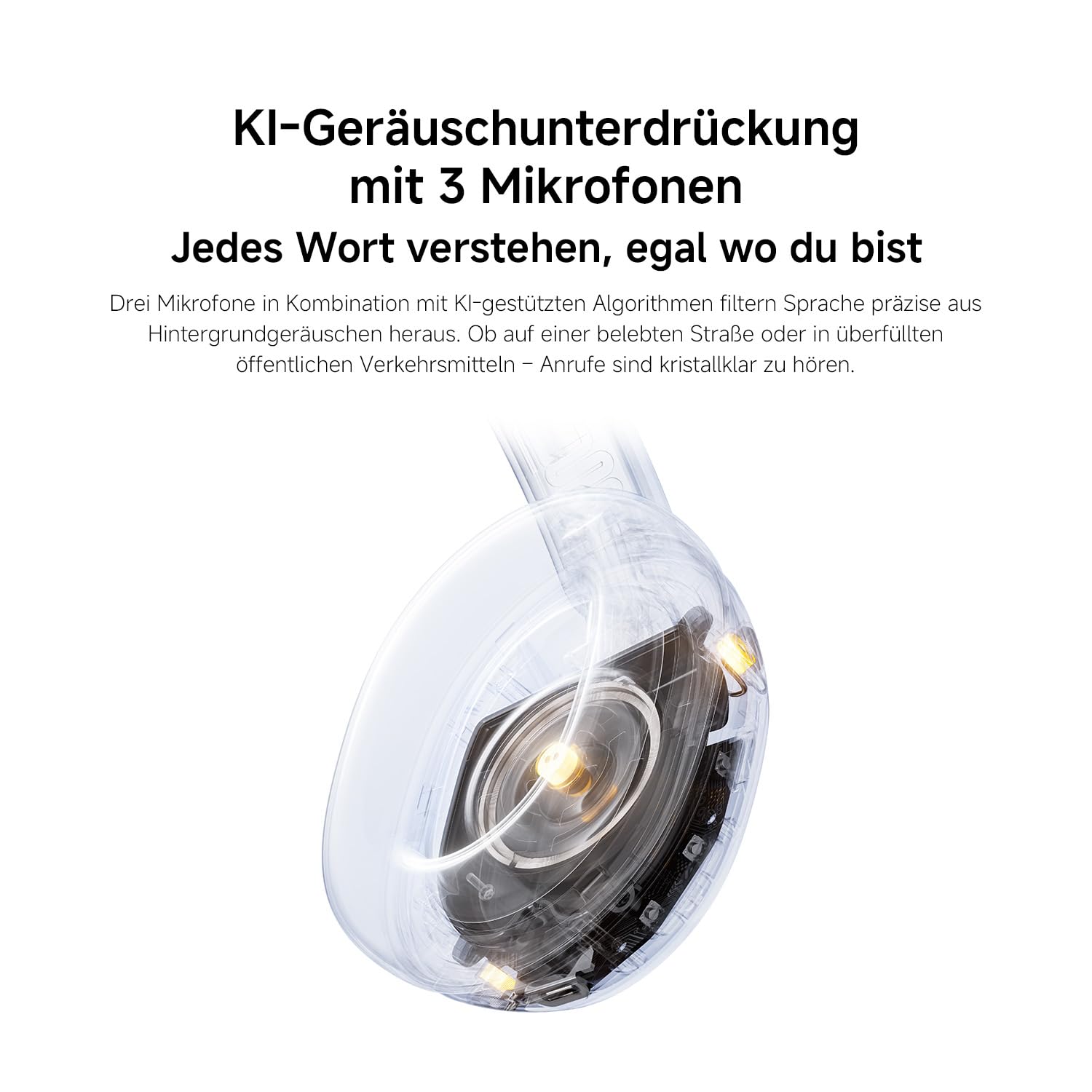 XIAOMI Redmi Headphones Neo Bluetooth Over-Ear-Kopfhörer, 42 dB Adaptive Aktive Geräuschunterdrückung, Kabellos, bis zu 72 Std. Akku, Hi-Res Audio, Power Bass, 3-Mikrofon-KI-Anrufe, Fast Pair, Schwarz