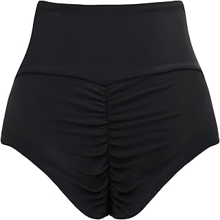 Mid Rise String Bathing Suit Tie Side Hipster Ruched Swimwear bikini Bottoms