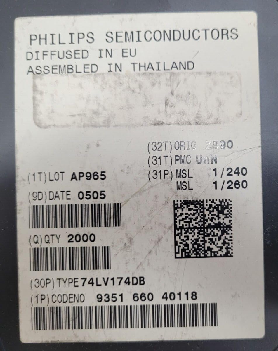 (10 PC) 74LV174DB Compatible with Philips