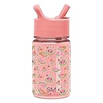 Simple Modern CoComelon Kids Water Bottle Plastic BPA-Free Tritan Cup with Leak Proof Straw Lid | Reusable and Durable for Toddlers, Girls | Summit Collection | 12oz, CoComelon Pink Melon