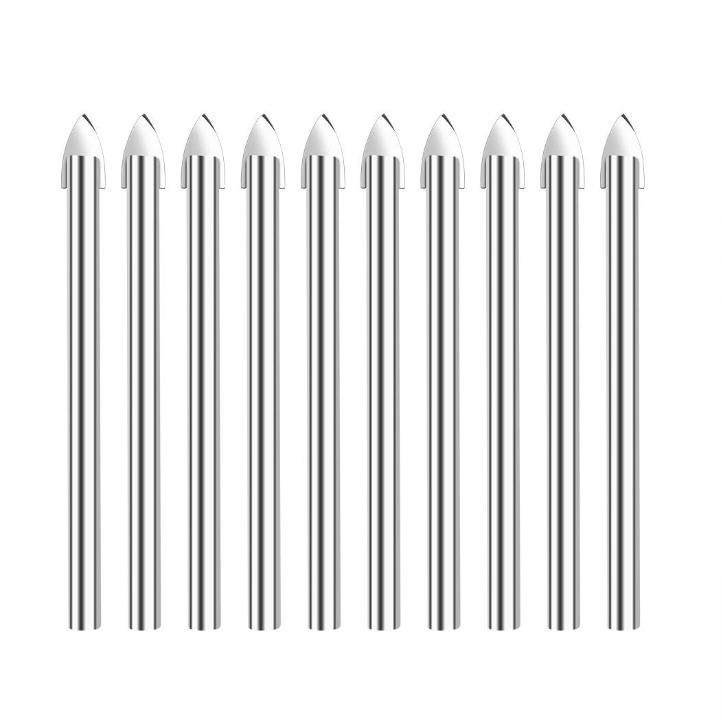 10Pieces 6mm Professional Carbide Tip Drill Bits