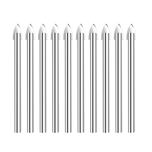 10 brocas profesionales de punta de carburo de 0.236 in