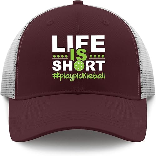 Miniatura 9 de Dad Hat Life is Short Play Pickleball Baseball Cap for Women Vintage Baseball Caps Adjustable