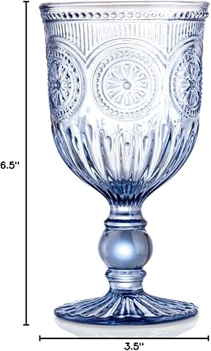 Miniatura 6 de Copa de vino azul para reemplazopiezas de repuesto de Yungala Blue Glassware  Este listado es solo para 1 vaso