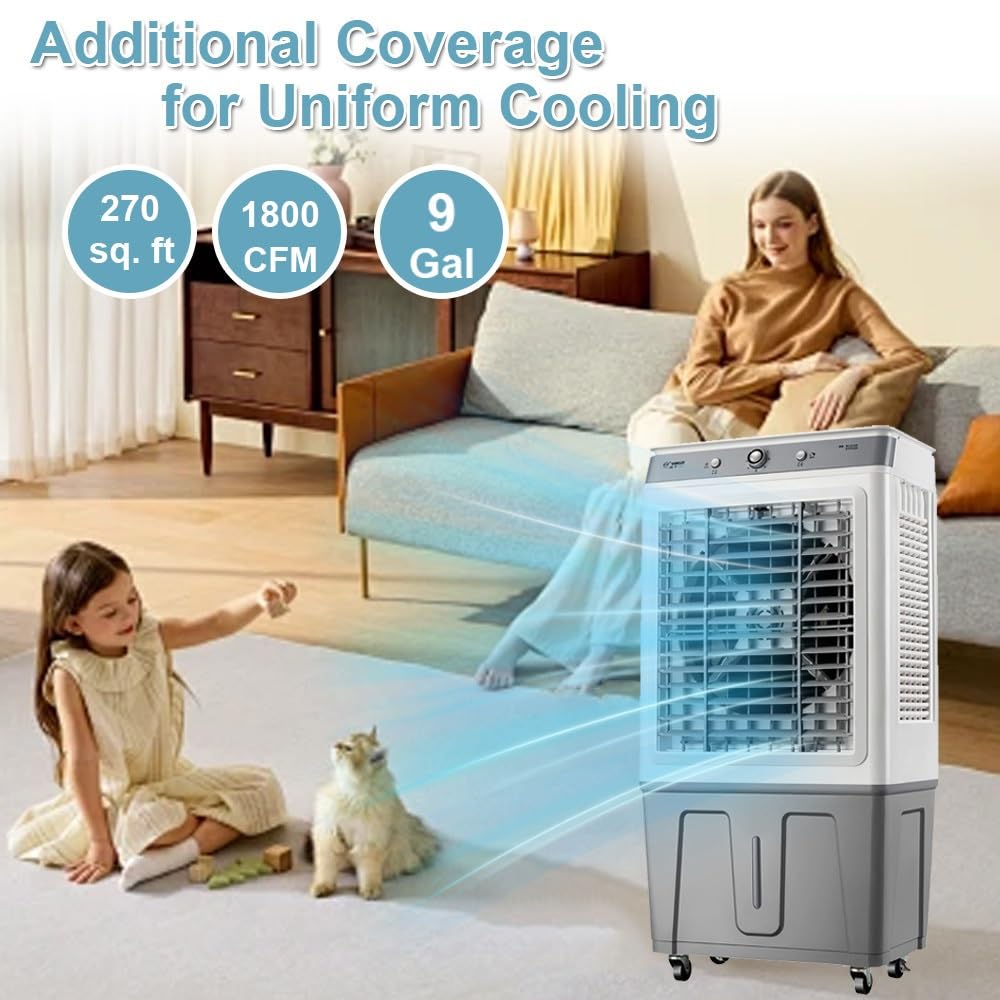 Amazon.com: Evaporative Air Cooler Portable, Energy Saved