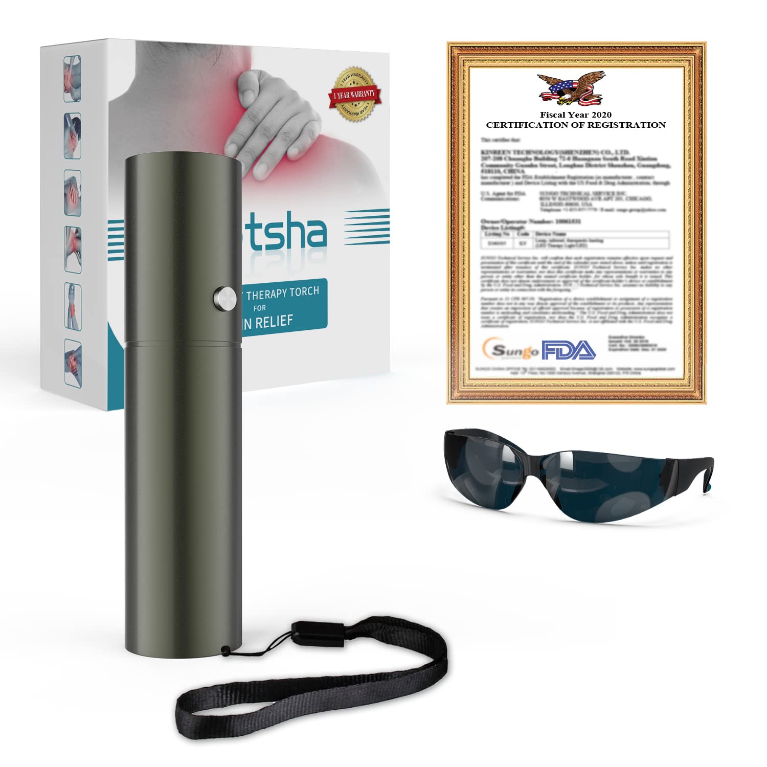 Buy Rotsha Red Light Therapy Torch Upgraded Red Blue Near Infrared