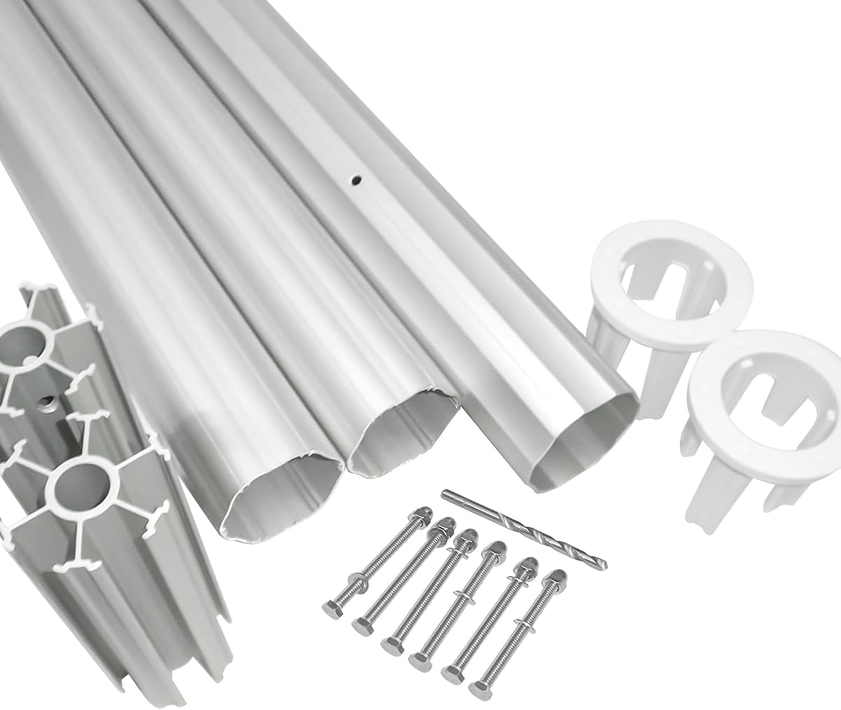 Kit de tubos de carrete solar para cubiertas solares de piscinas | 4" x 16 pies
