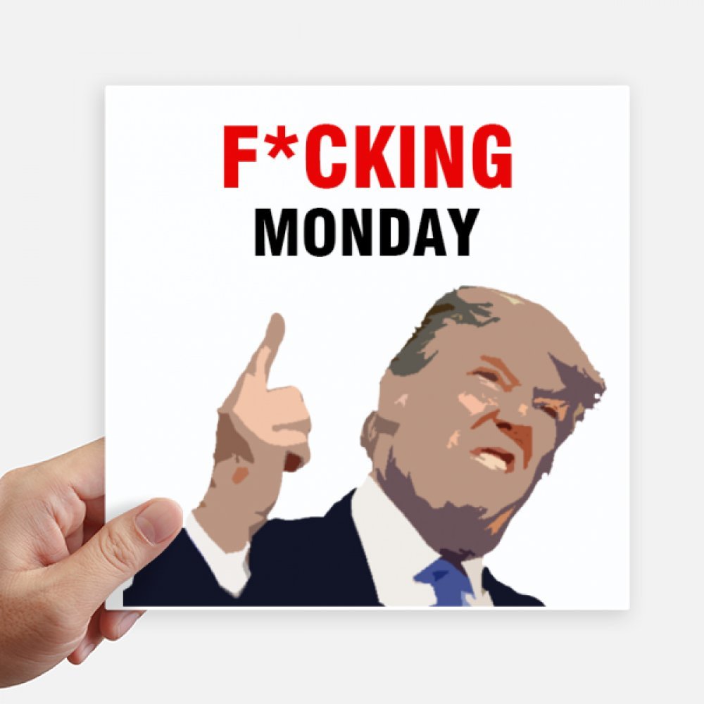 Sticker président américain Trump de 20 cm pour personnaliser vos valises de voyage