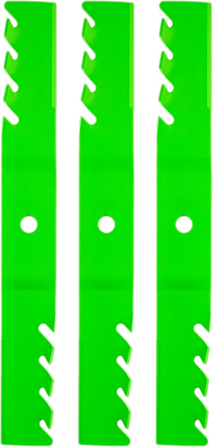 8TEN LawnRAZOR Blade for Ariens Gravely Ikon-X Edge ZTX ZT-XL 52 52" Decks 04771200 (Toothed Mulching) 3 Pack