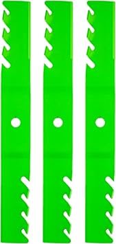 8TEN LawnRAZOR Blade for Ariens Gravely Ikon-X Edge ZTX ZT-XL 52 52" Decks 04771200 Toothed Mulching 3 Pack