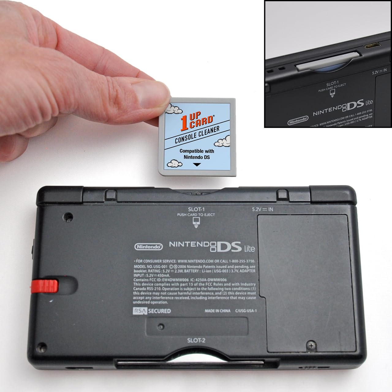 1UPcard Atari 2600 Console Cleaner - Cleans Pin Connector For Better Game Play, Compatible With All Atari 2600 Systems