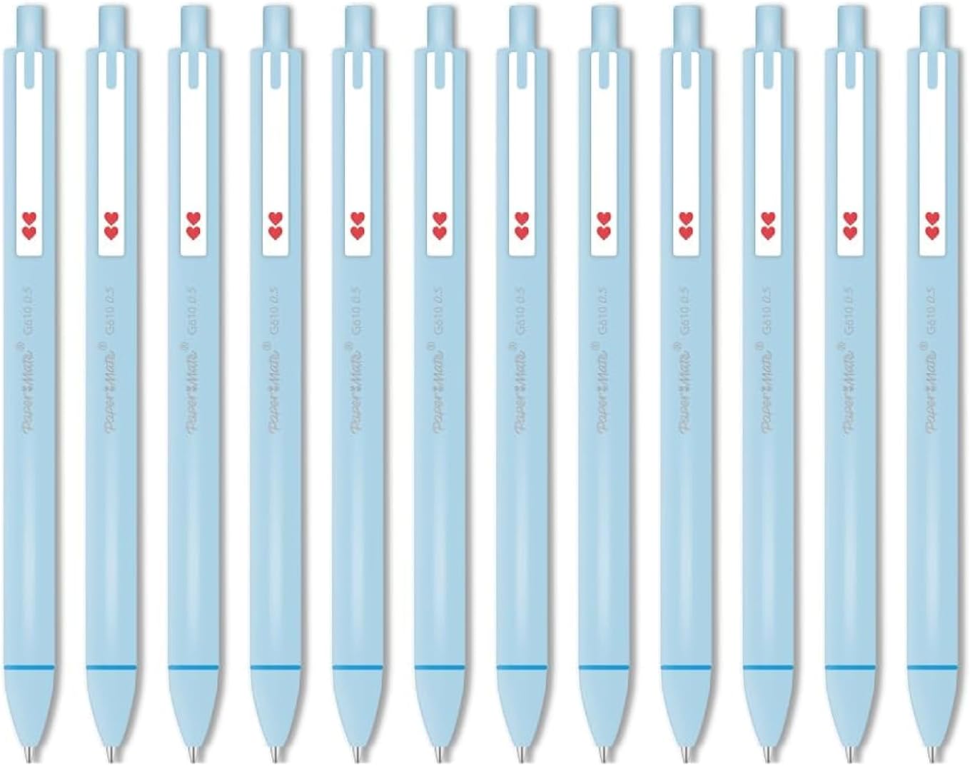 Aluminium pen - ローラーボール – Kakimori Paper Mate Glide G610 ゲルスタイロペン 格納式 ブルーインク カラー 細字 筆記用ペン先 握りやすい 0.5m