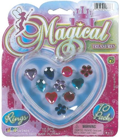 Magical Treasures Finger Rings - 10 Ct (Pack Of 12)