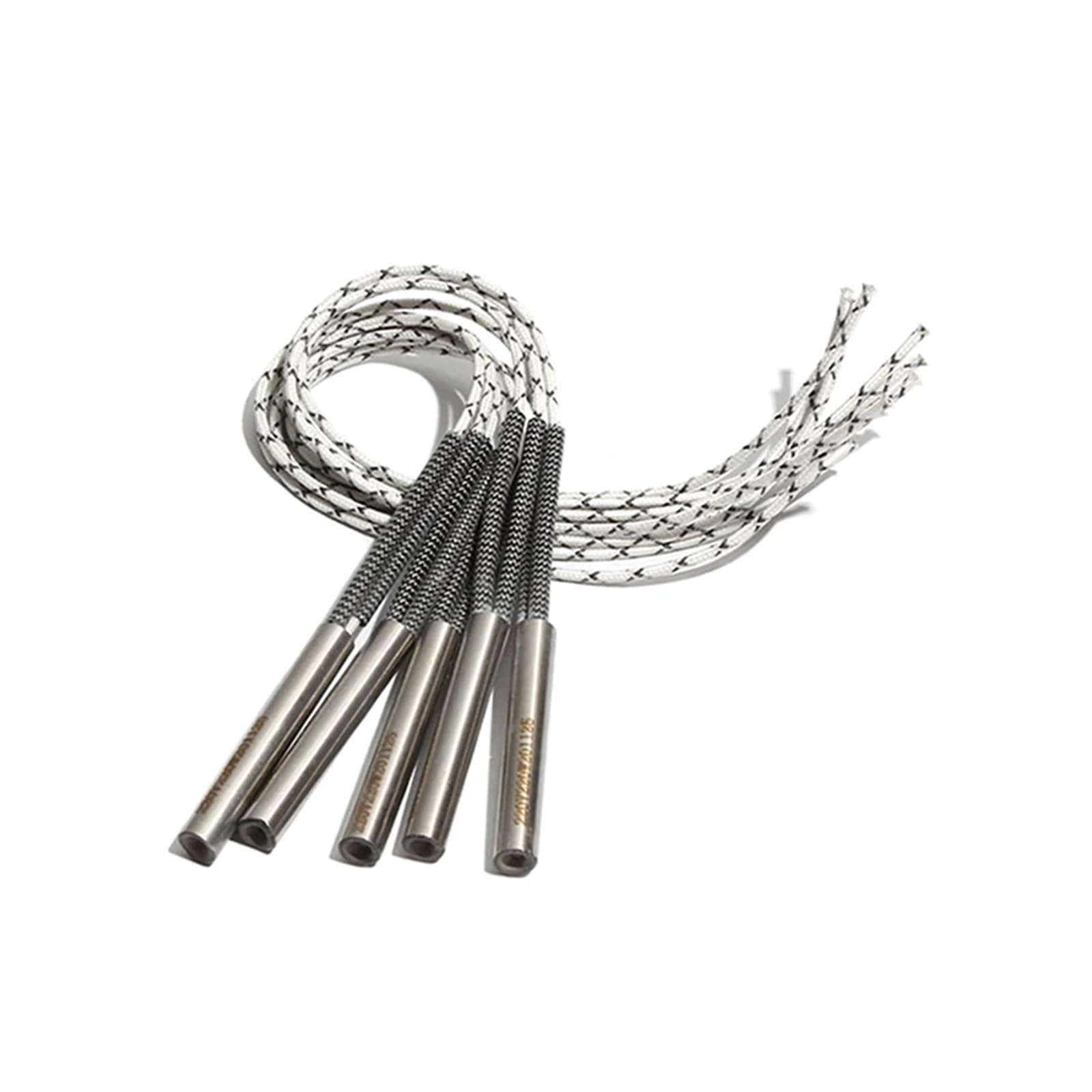 Elemento a cartuccia di riscaldamento, 5 pezzi, 10 mm, 98 ~ 115 mm, 316SUS, tubo di riscaldamento a testa singola, 110 V/220 V/380 V, 400 W/420 W/450 W, 470 W, 10 x 115 mm (DxL)