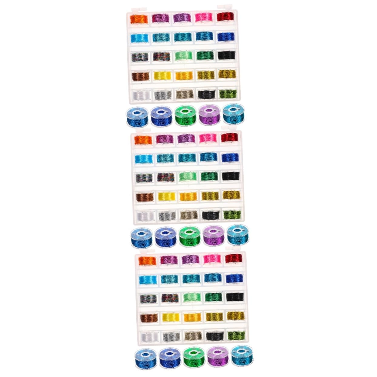 Operitacx 75rollos Hilo De Bordado Para Manualidades Hilos De Costura Coloridos Para Bordado Costura y