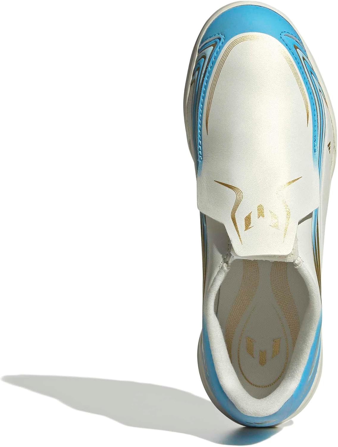 adidas Boys F50 Messi League Laceless Turf Sneakers Shoes - Beige