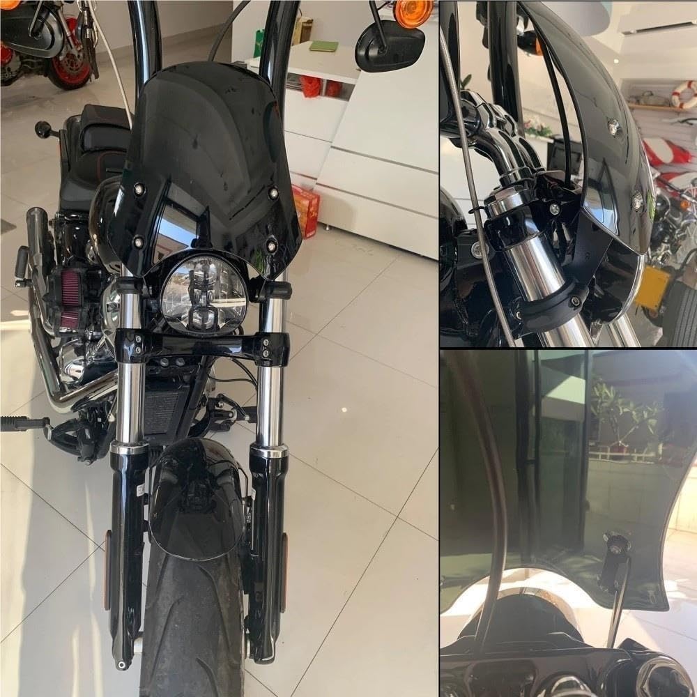 Dla Harley Dyna Softail 1996-2019 Owiewka Motocyklowa Szyba Motocyklowa
