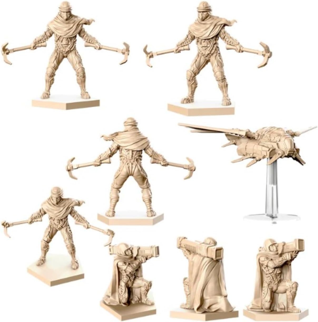 Dune: Desert War Board Game Expansion - Add New Troops and Terrain Actions! Tabletop Miniatures Strategy Game for Kids and Adults, Ages 14+, 2-4 Players, 120 Minute Playtime, Made by CMON