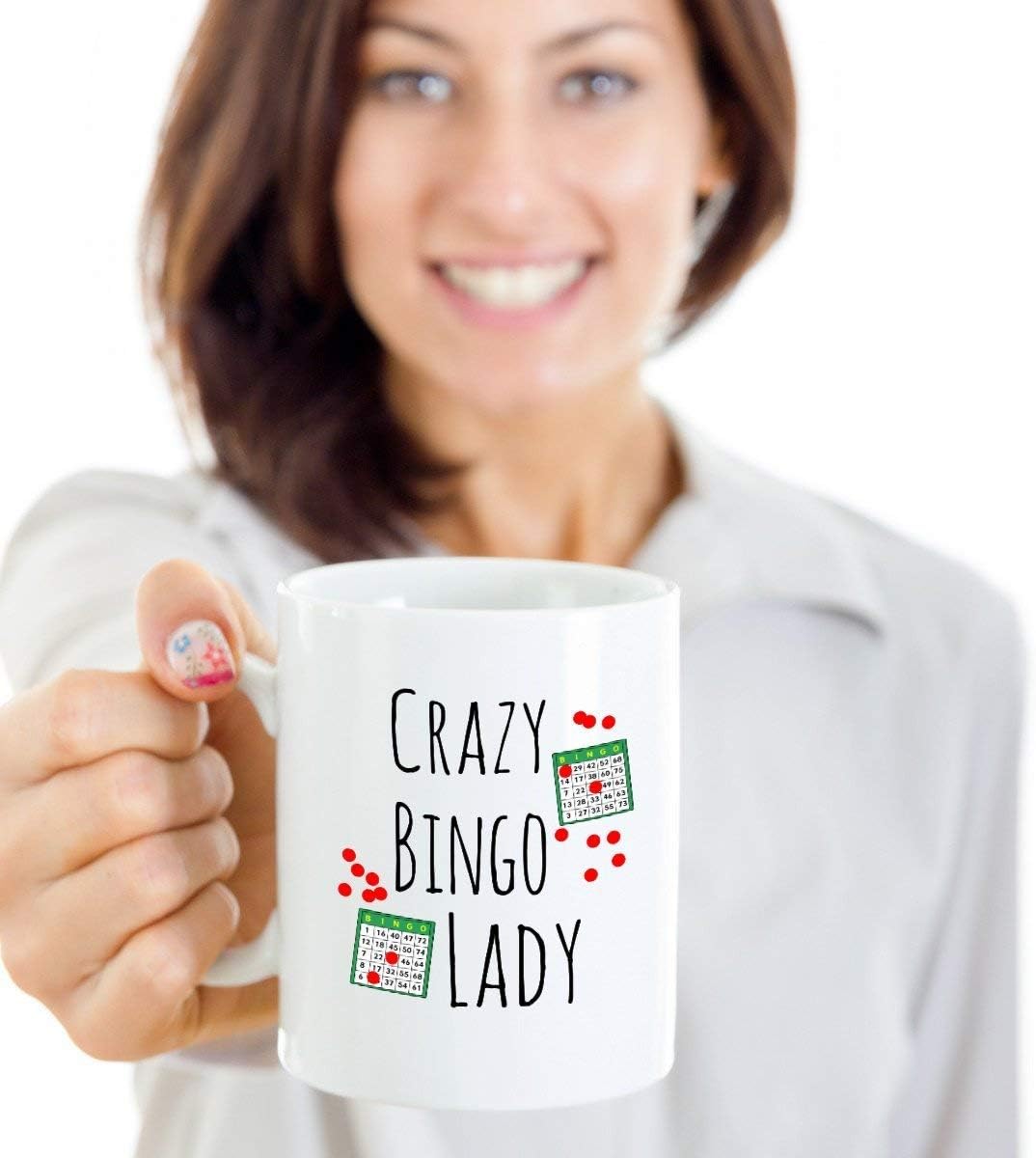 Black Friday - 60% OFF Crazy Bingo Lady Gift Coffee Mug