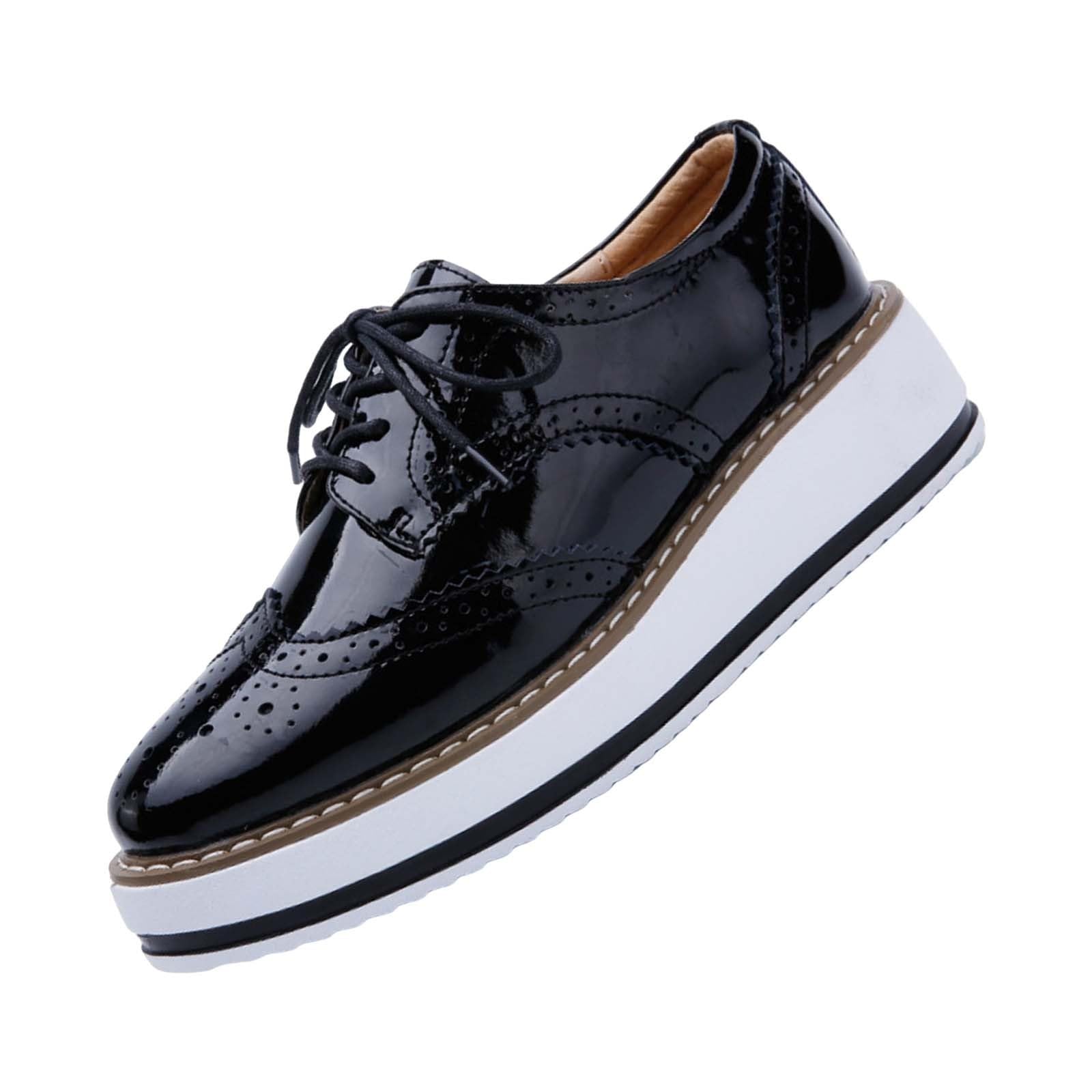 Scarpe Moto Donna con Rialzo Interno - Sneakers Donna Eleganti Pelle | Suola Comfort Antiscivolo Ammortizzanti Sneakers Pianta Larga Platform Robuste Sneaker Alla Moda Da Ufficio