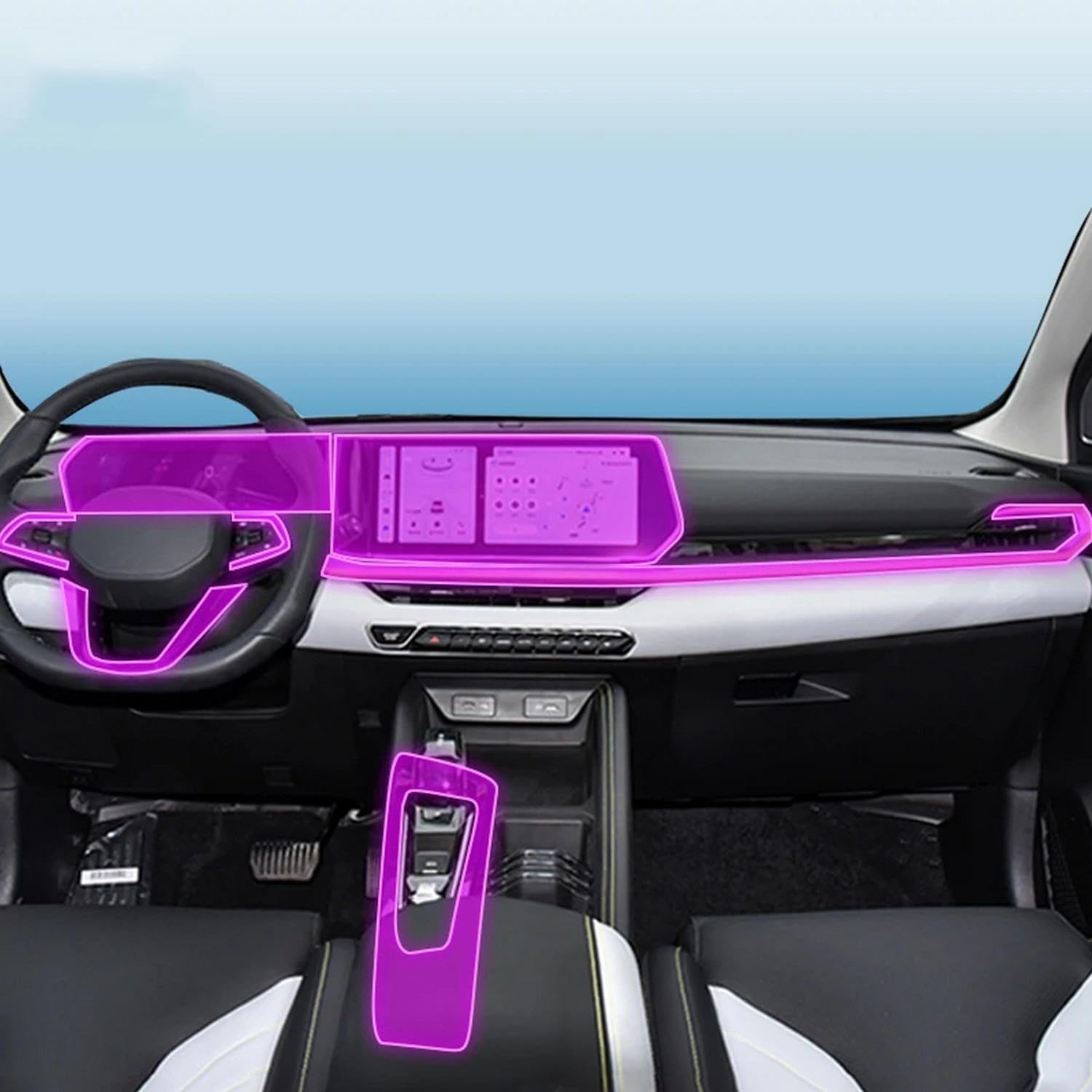 Film de protection en TPU pour Geely Coolray CooL 2022-2023 écran GPS