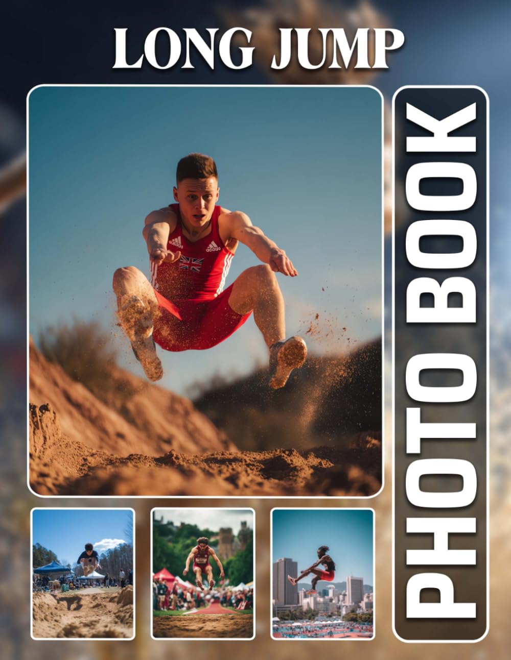 Long Jump Photobook: Capture The 40 Moments Of Athletic Jumps And Record-Breaking Performances For Relaxation