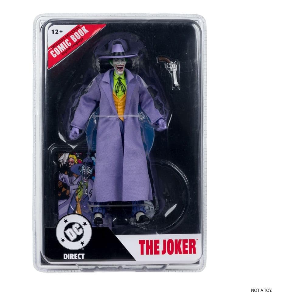McFarlane DC Direct Page Punchers Figurine The Joker (Crisis on Infinite Earths) 17,8 cm avec Jouets de Bande dessinée