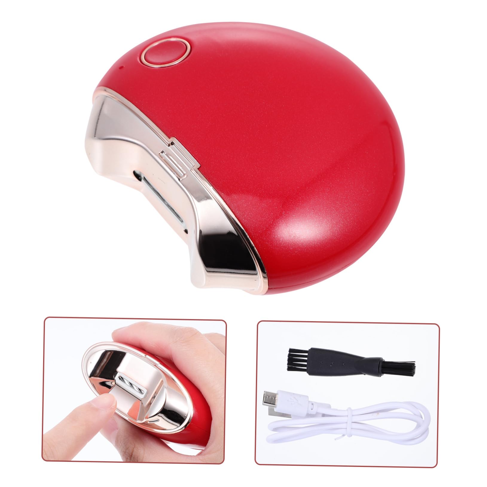 1juego Cortauñas Eléctrico Automático Para Niño y Adultos Kit De Trimmer De Uñas Seguro y Portátil Para Familiar