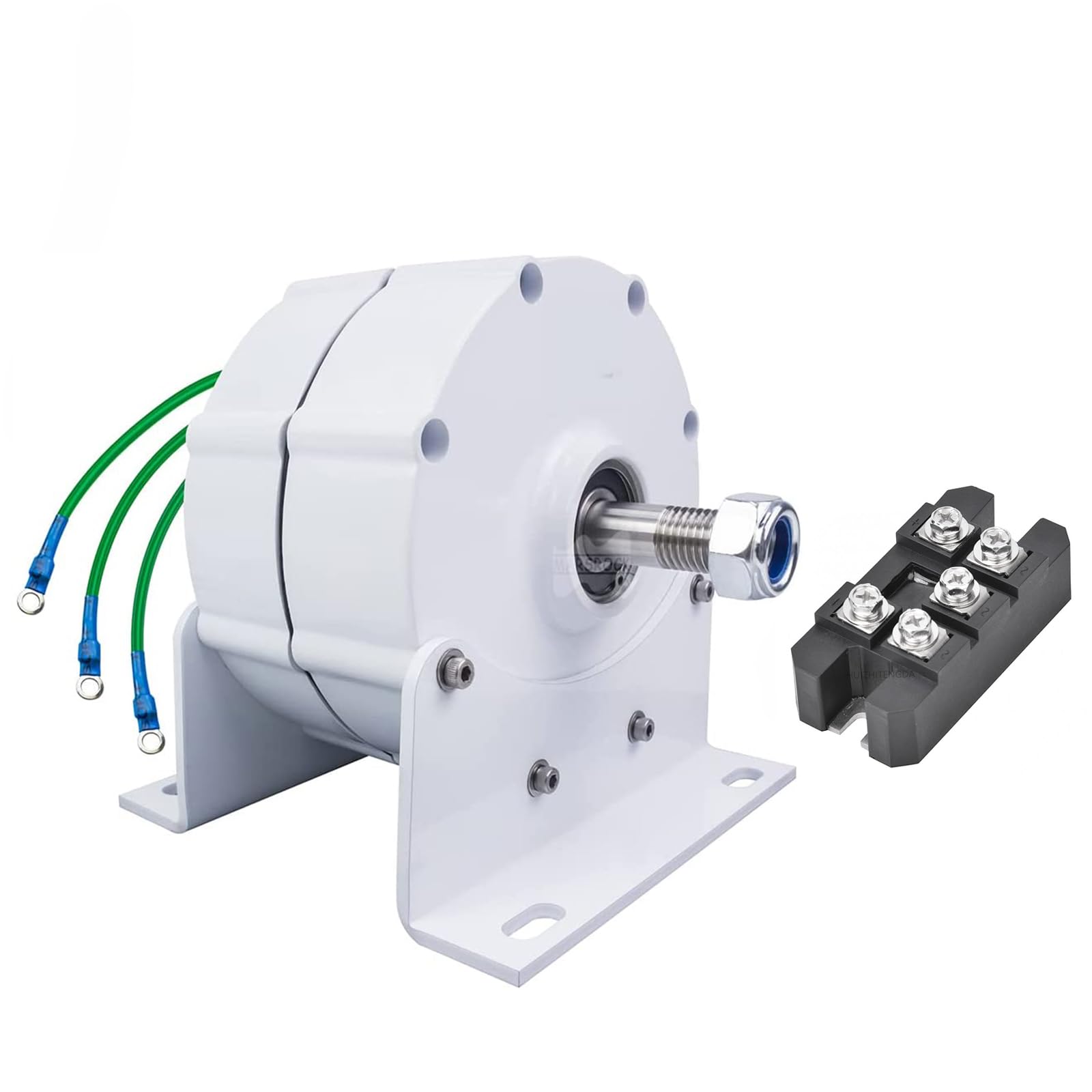 Generator turbiny wiatrowej 20 000 W, 3-fazowy alternator z magnesem trwałym, 12 V-220 V do zestawów pionowych, turbin hydraulicznych i silników wysokoprężnych