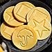 Korean Sugar Candy Making Tools, Stainless Steel Cookie Cutters and Biscuit Molds, 12-Set Baking Kit With Umbrella, Triangle, Star, Round Shapes for Christmas Party Favors
