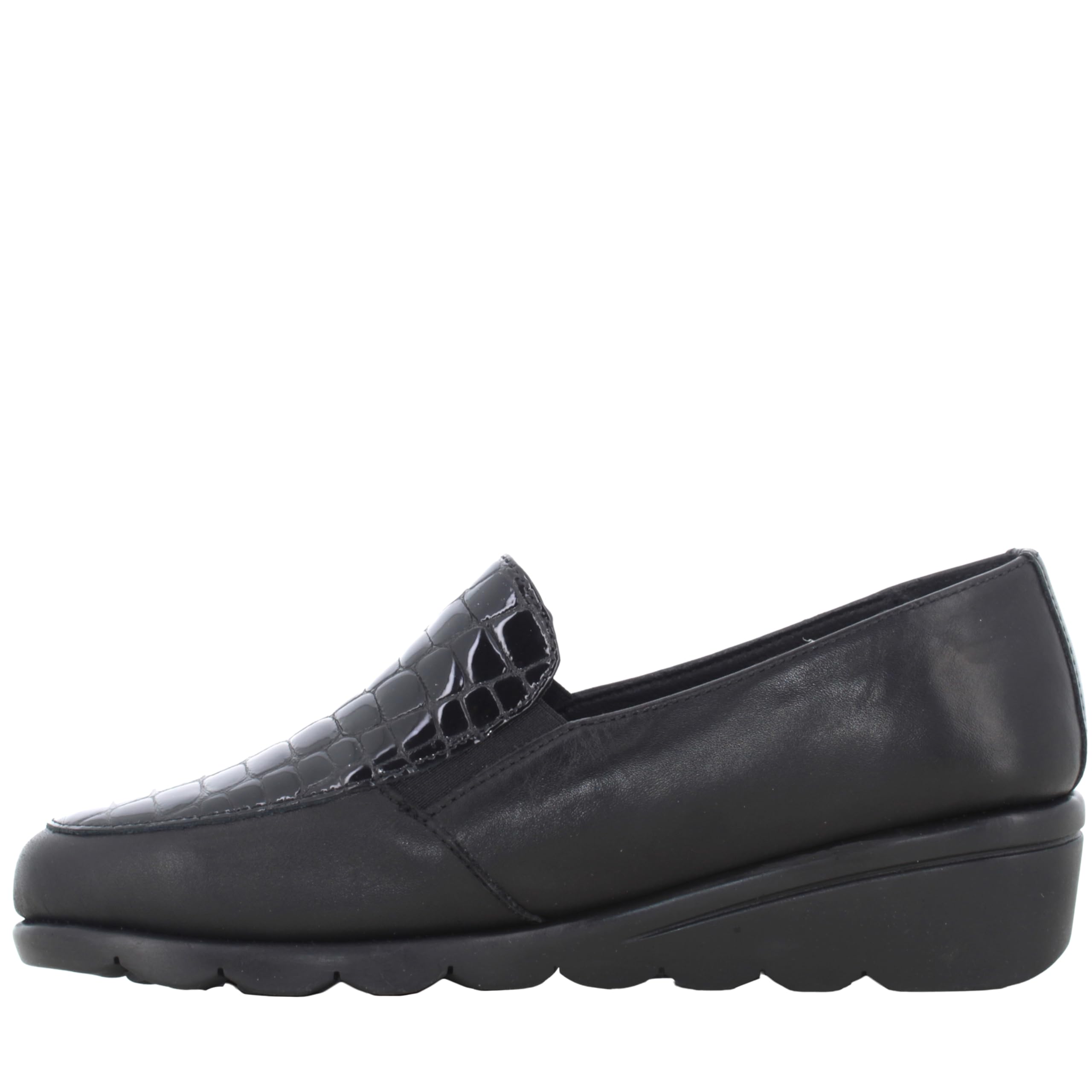 Valleverde Mocassini Donna VS10301E Pelle Nero Calzature Casual