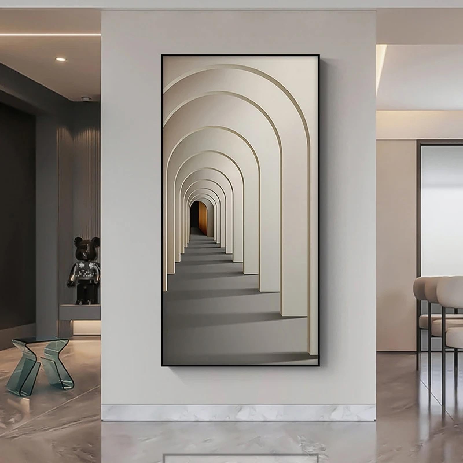 Tela Artistica Alta E Sottile XBTYKPB – Stampa HD Senza Cornice, 30×90 Cm, Decorazione Per Corridoi E Uffici