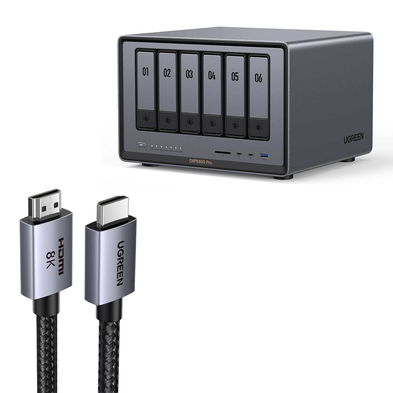 Amazon.com: UGREEN NASync DXP6800 Pro 6-Bay Desktop NAS Bundle