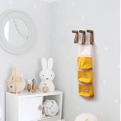 Miniatura 74 de WONQEXZ Gancho de pared, gancho de pared de madera para guardería, ganchos de animales coloridos naturales, ganchos de madera, gancho montado